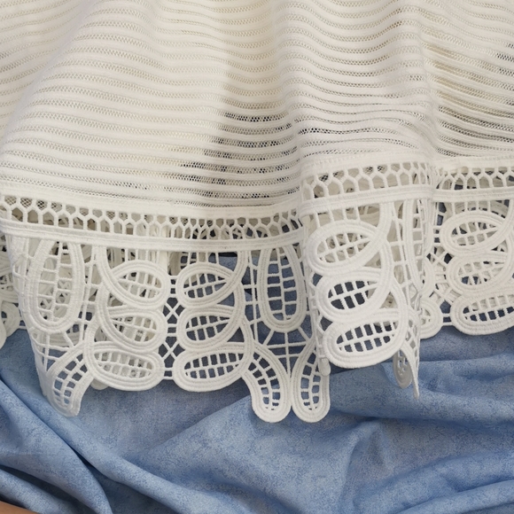 BNWT Self Portrait white lace dress - Picture 8 of 13